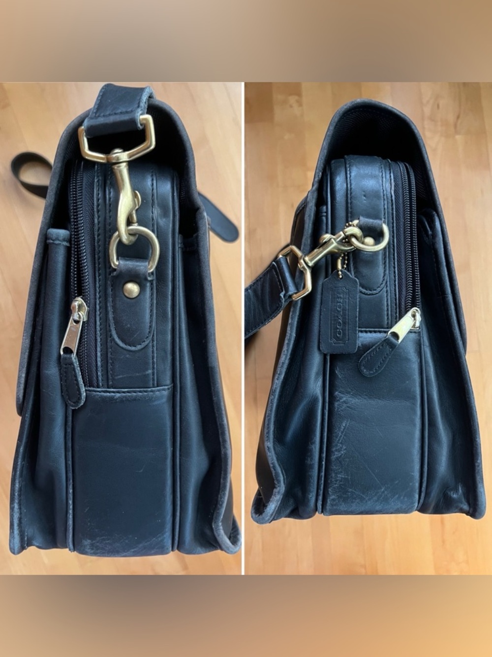 💼0532 Prescott Diplomat Laptop Organizer Briefcase Messenger Computer Lawyer Bag - Picture 5 of 17